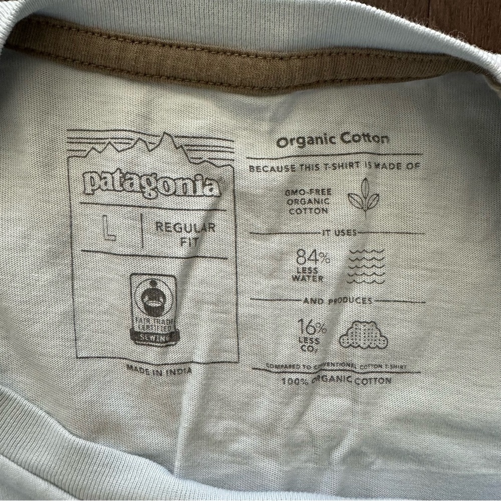 Patagonia Men's Classic White Tee - Picture 4 of 8